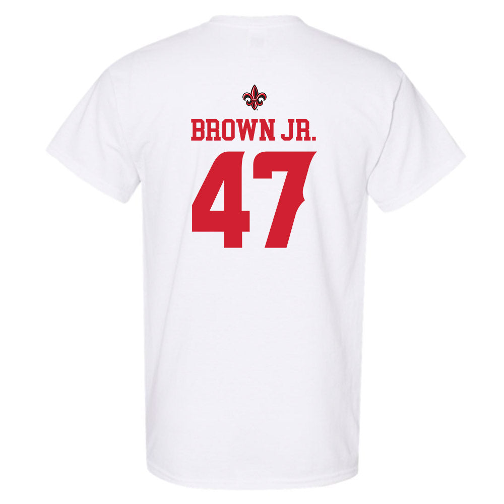 Louisiana - NCAA Football : Maurice Brown Jr. - Sports Shersey T-Shirt-1