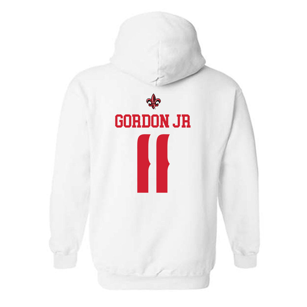 Louisiana - NCAA Football : Brent Gordon jr - Sports Shersey Hooded Sweatshirt-1