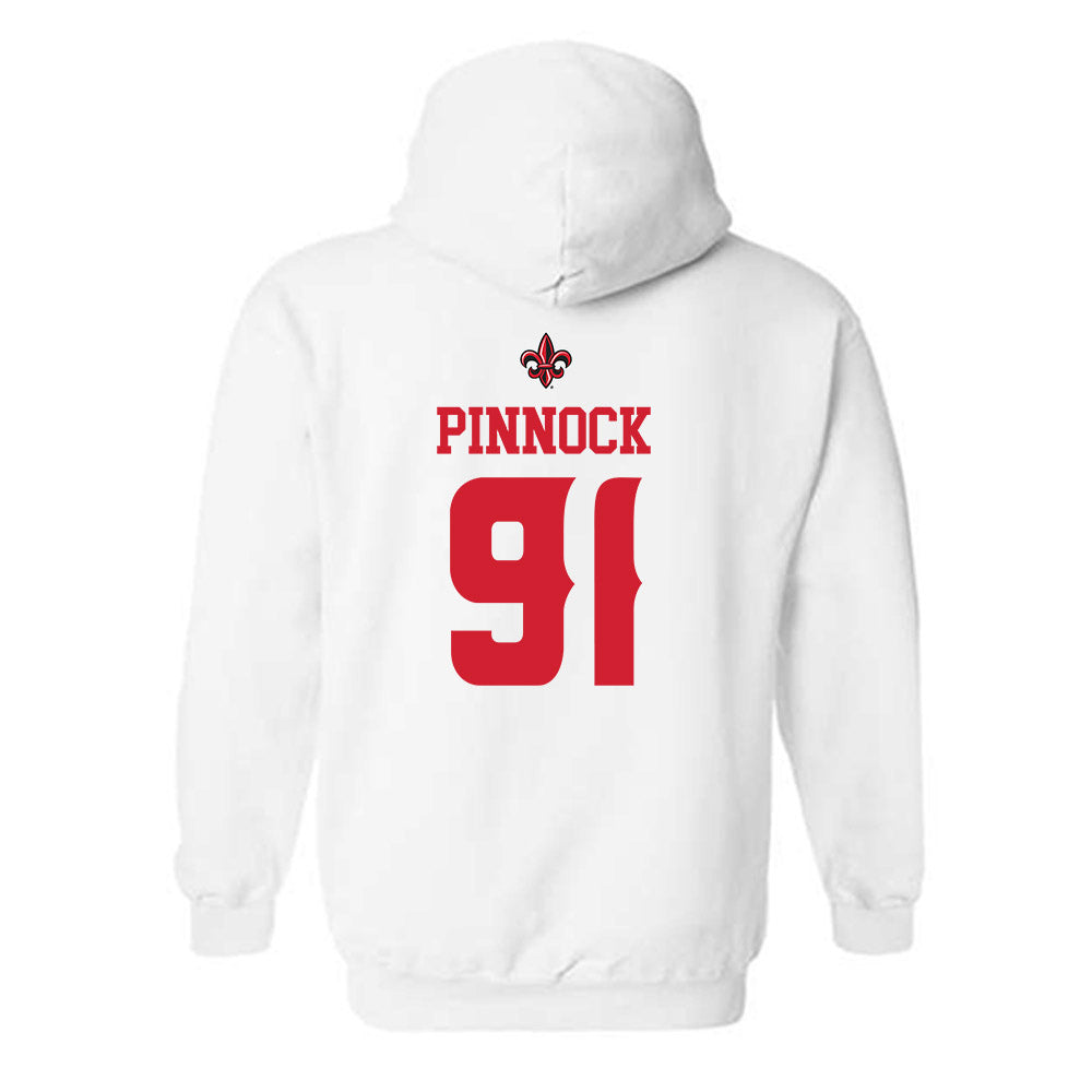 Louisiana - NCAA Football : Jordan Pinnock - Sports Shersey Hooded Sweatshirt-1