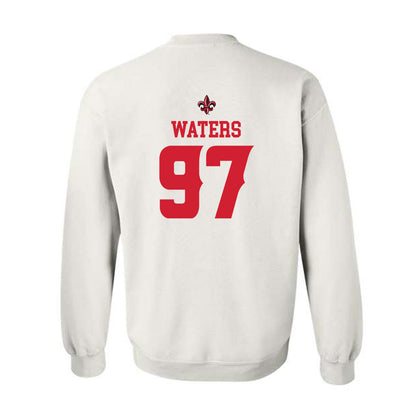 Louisiana - NCAA Football : Xavier Waters - Sports Shersey Crewneck Sweatshirt-1