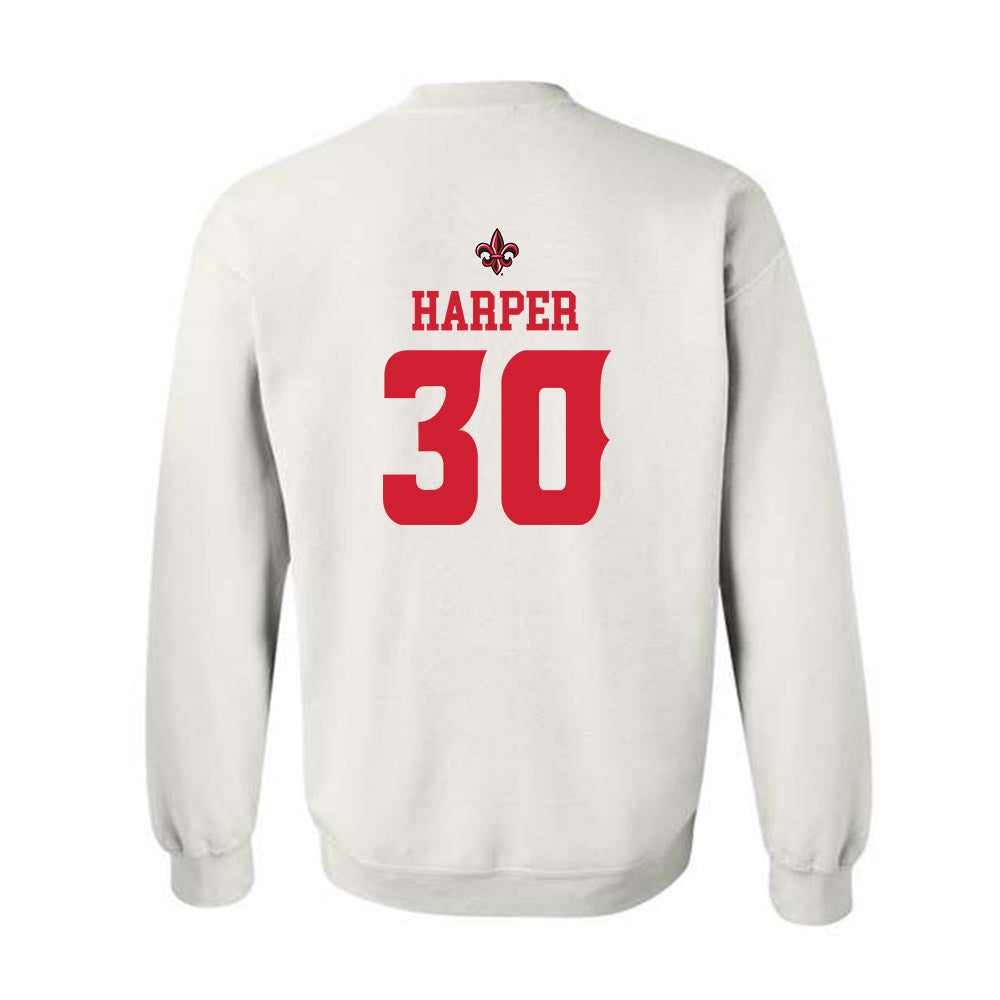 Louisiana - NCAA Football : Julius Harper - Sports Shersey Crewneck Sweatshirt-1