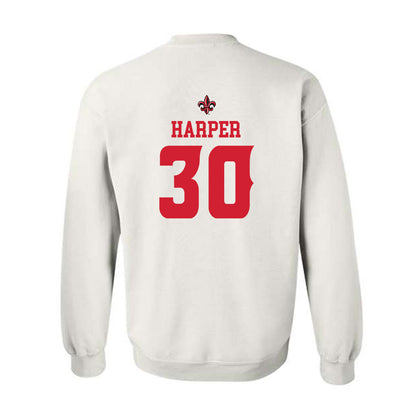 Louisiana - NCAA Football : Julius Harper - Sports Shersey Crewneck Sweatshirt-1