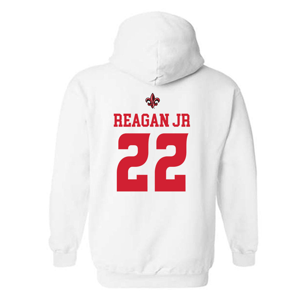 Louisiana - NCAA Football : Anthony Reagan Jr - Sports Shersey Hooded Sweatshirt-1