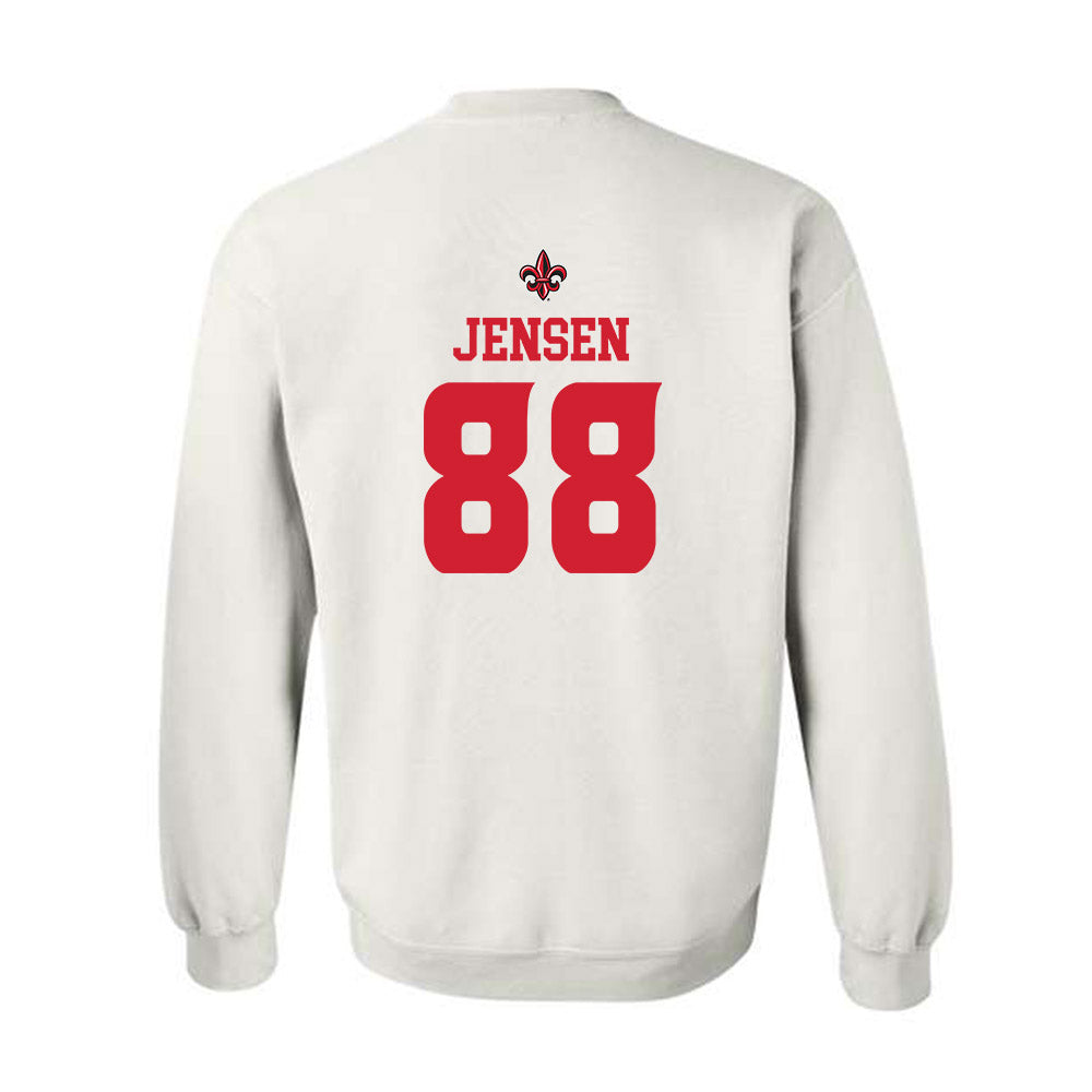 Louisiana - NCAA Football : Caden Jensen - Crewneck Sweatshirt Replica Shersey
