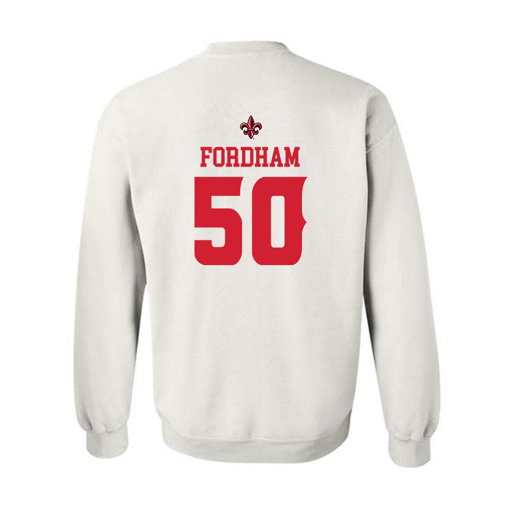 Louisiana - NCAA Football : Cooper Fordham - Sports Shersey Crewneck Sweatshirt-1