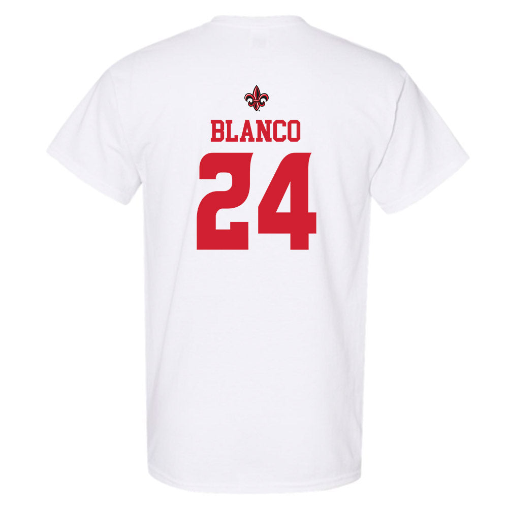 Louisiana - NCAA Football : Steven Blanco - Sports Shersey T-Shirt-1
