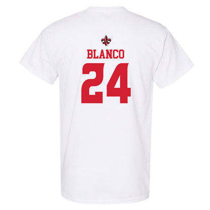 Louisiana - NCAA Football : Steven Blanco - Sports Shersey T-Shirt-1
