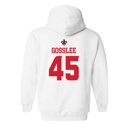 Louisiana - NCAA Football : Patrick Gosslee - Sports Shersey Hooded Sweatshirt-1