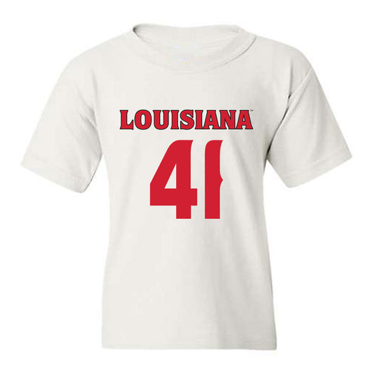 Louisiana - NCAA Football : Chase Edwards - Sports Shersey Youth T-Shirt-0