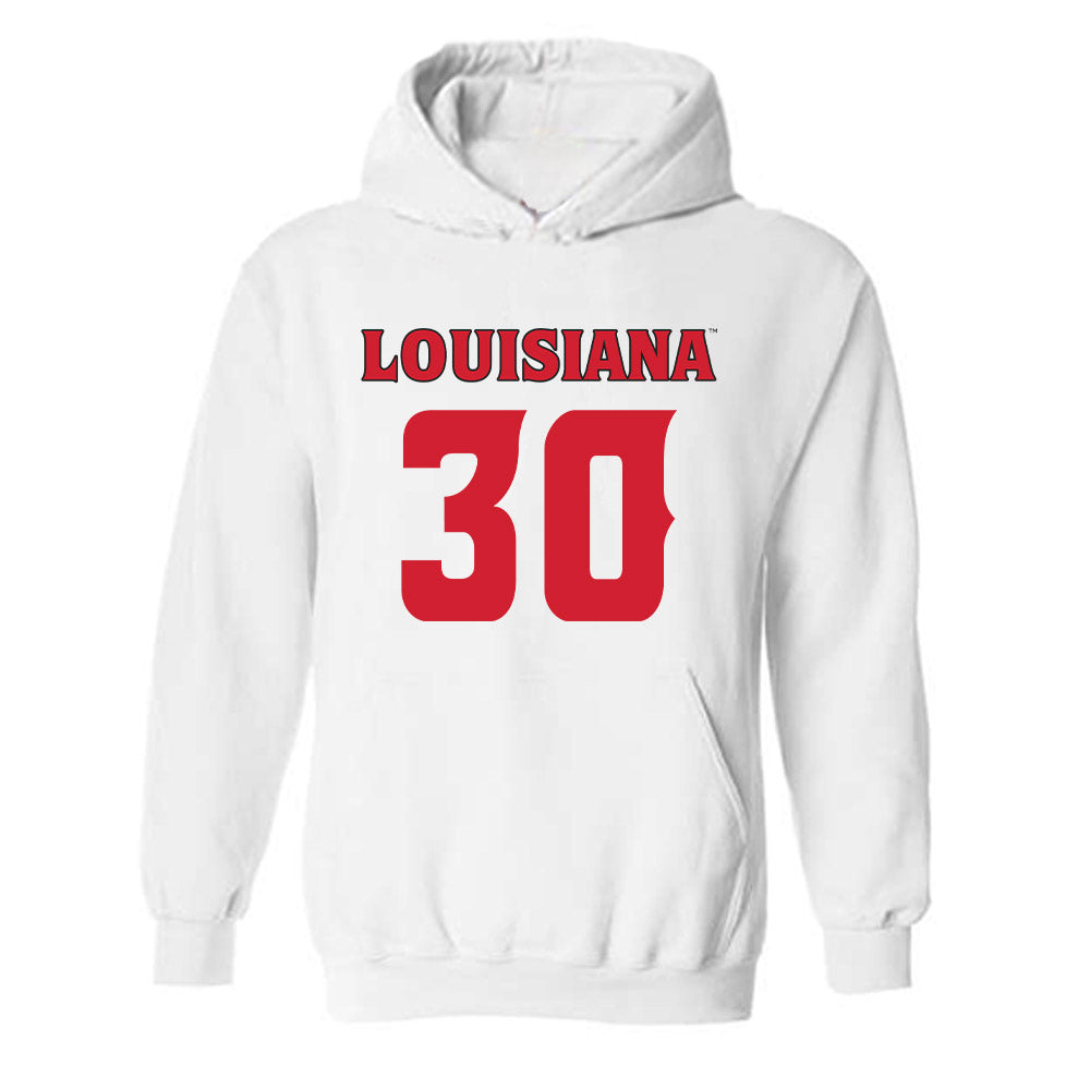 Louisiana - NCAA Football : Ethan Veal - Sports Shersey Hooded Sweatshirt-0