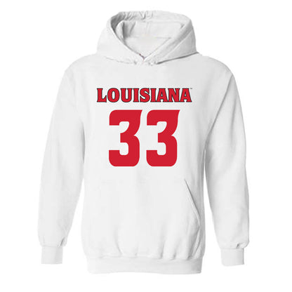 Louisiana - NCAA Football : AJ Spencer - Sports Shersey Hooded Sweatshirt-0