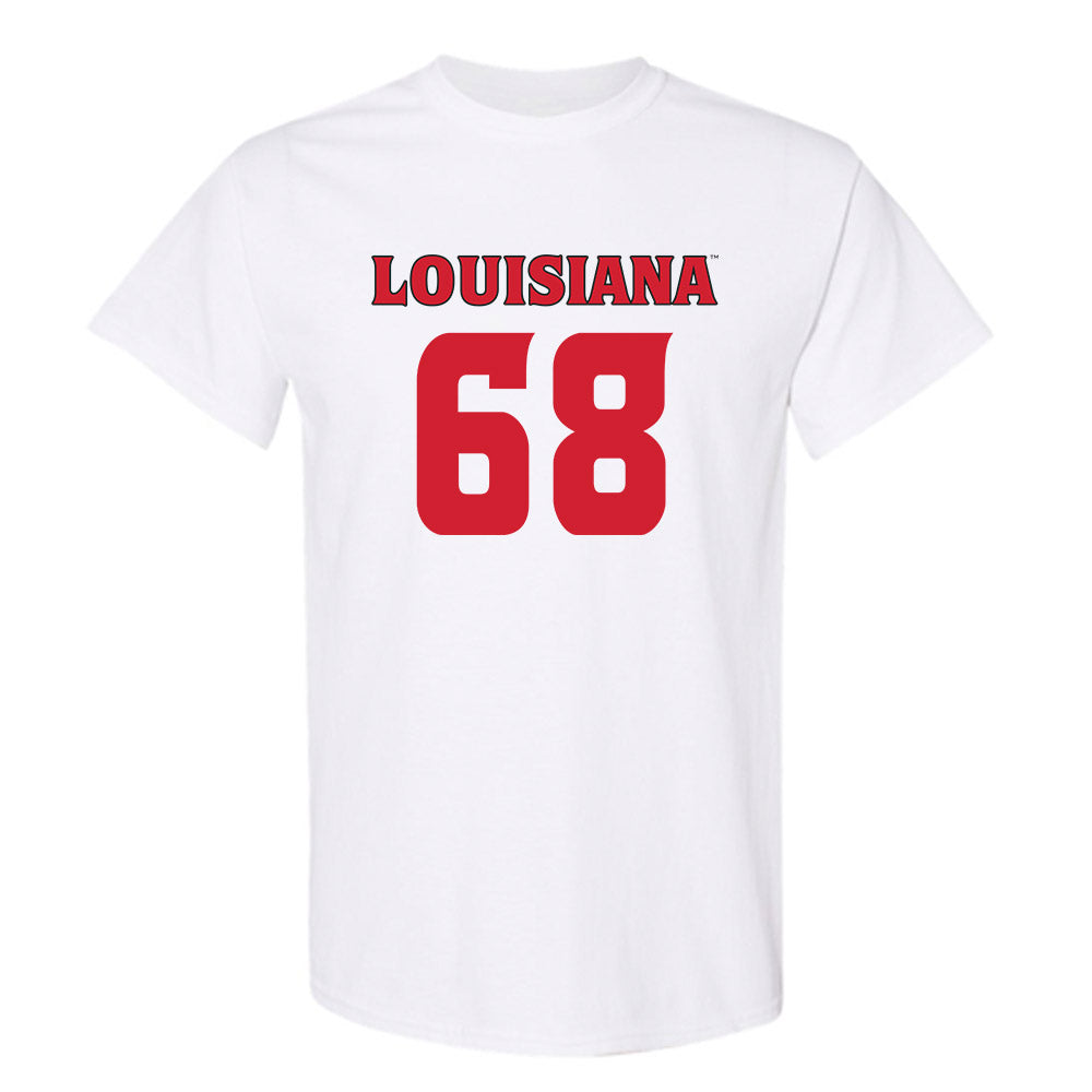 Louisiana - NCAA Football : Fitzgerald West Jr. - Sports Shersey T-Shirt-0
