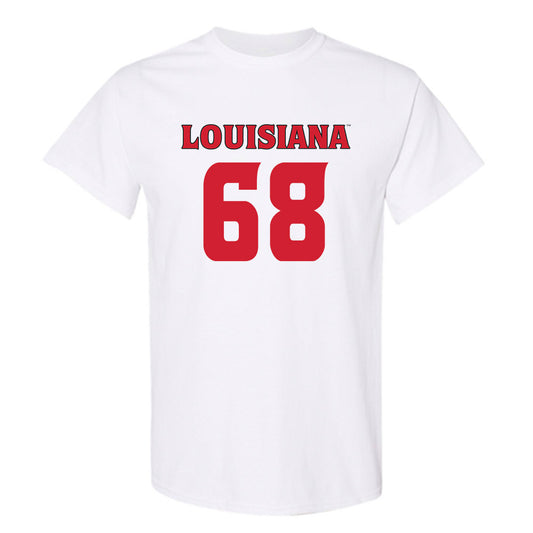 Louisiana - NCAA Football : Fitzgerald West Jr. - Sports Shersey T-Shirt-0