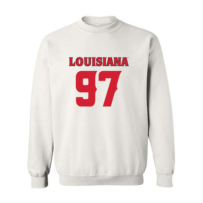 Louisiana - NCAA Football : Xavier Waters - Sports Shersey Crewneck Sweatshirt-0