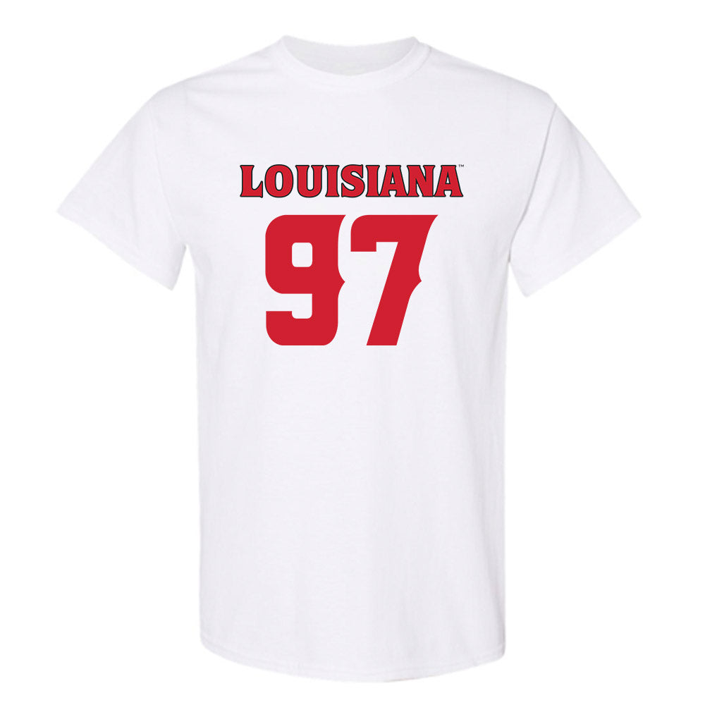 Louisiana - NCAA Football : Xavier Waters - Sports Shersey T-Shirt-0