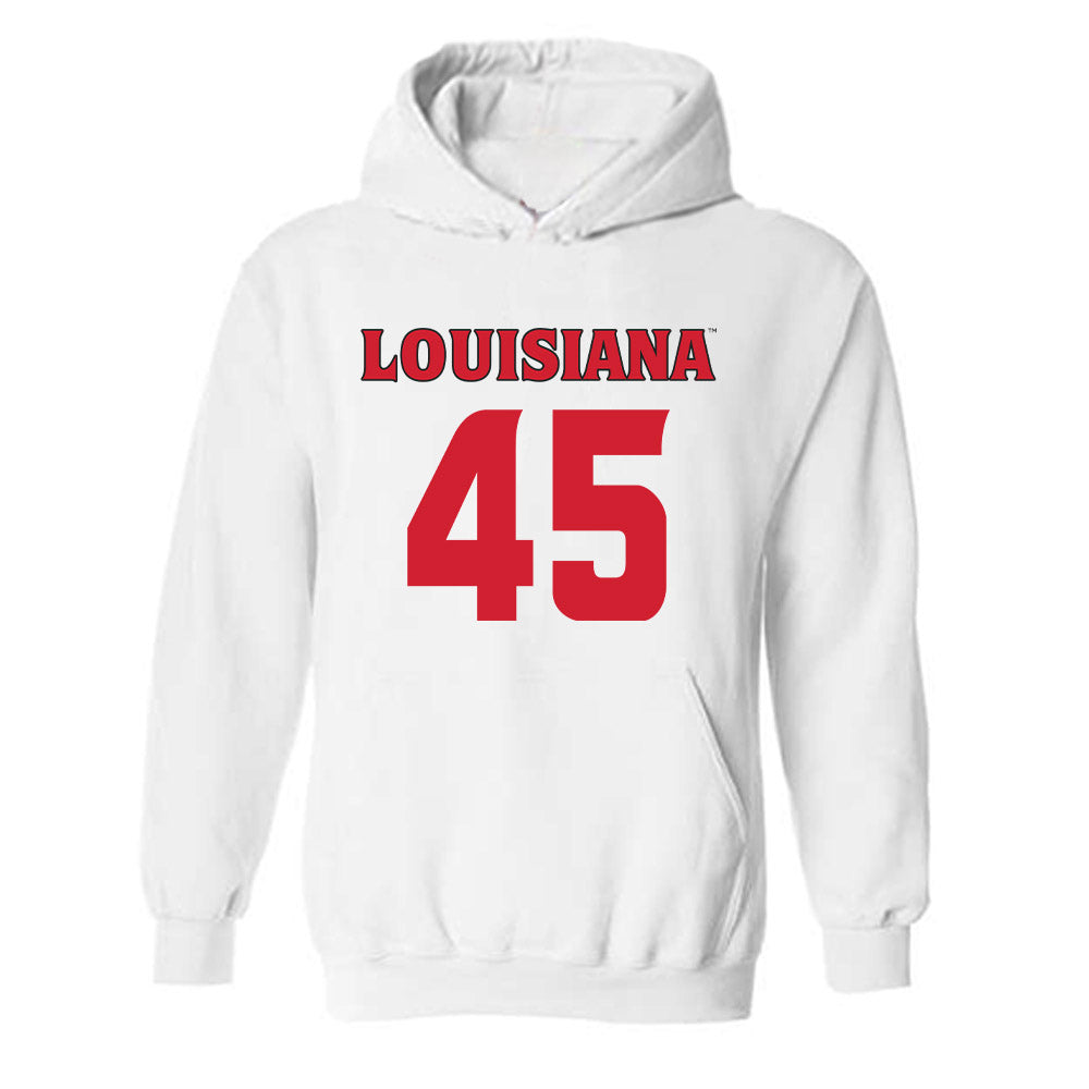 Louisiana - NCAA Football : Patrick Gosslee - Sports Shersey Hooded Sweatshirt-0
