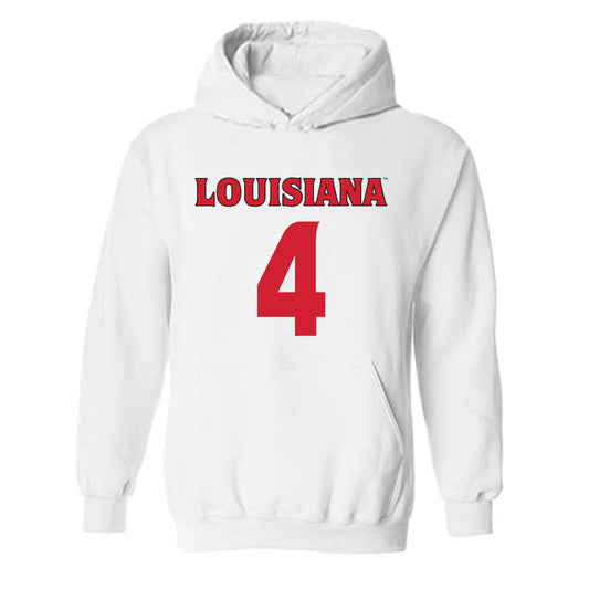 Louisiana - NCAA Football : Trenton Chaney - Sports Shersey Hooded Sweatshirt-0