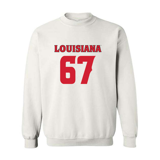 Louisiana - NCAA Football : Jayden Michael - Sports Shersey Crewneck Sweatshirt-0