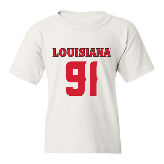 Louisiana - NCAA Football : Jordan Pinnock - Sports Shersey Youth T-Shirt-0