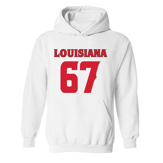 Louisiana - NCAA Football : Jayden Michael - Sports Shersey Hooded Sweatshirt-0