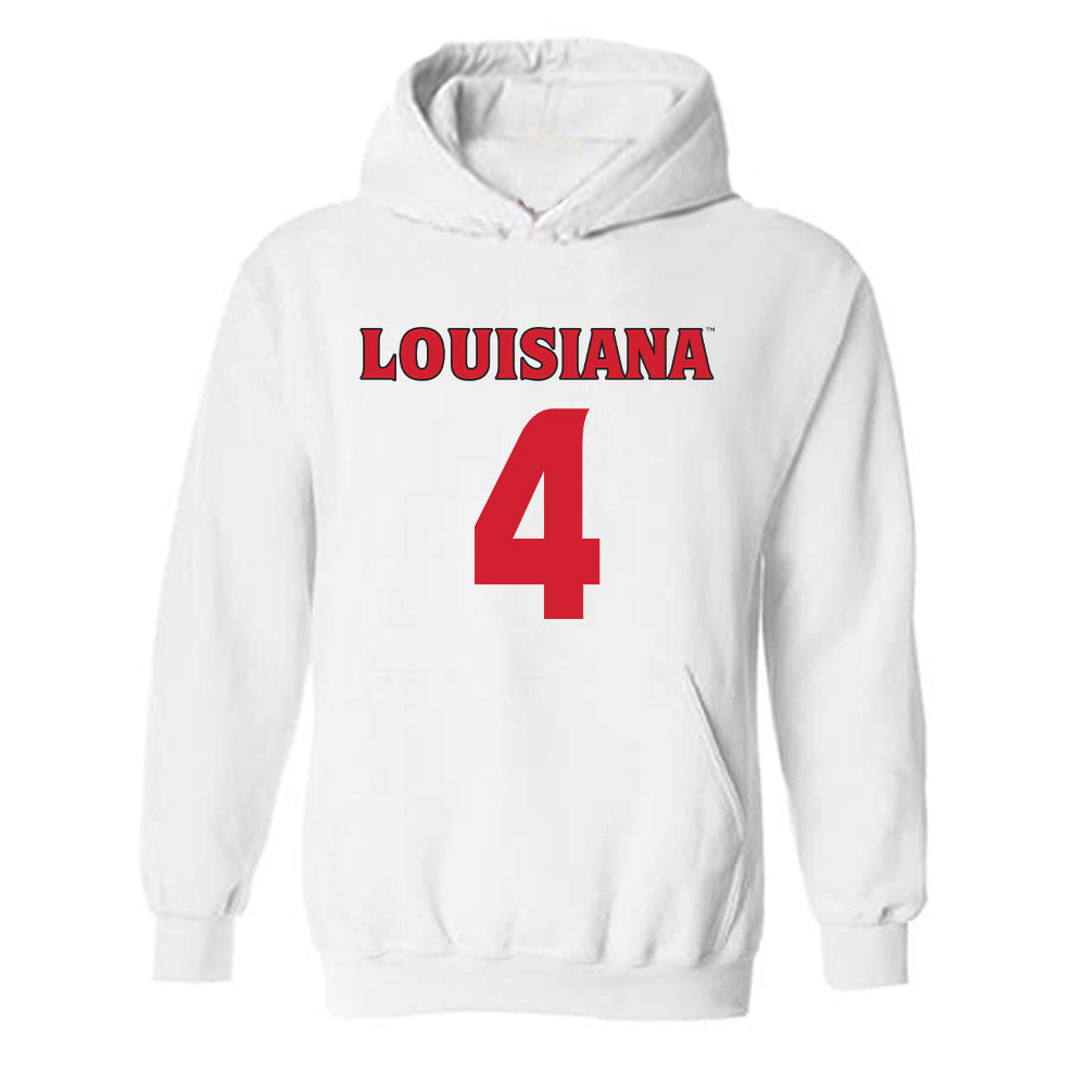 Louisiana - NCAA Football : Trenton Chaney - Sports Shersey Hooded Sweatshirt-0