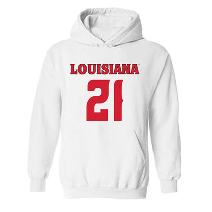 Louisiana - NCAA Football : Maurion Eleam - Sports Shersey Hooded Sweatshirt-0