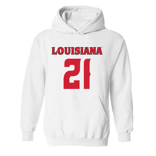 Louisiana - NCAA Football : Maurion Eleam - Sports Shersey Hooded Sweatshirt-0