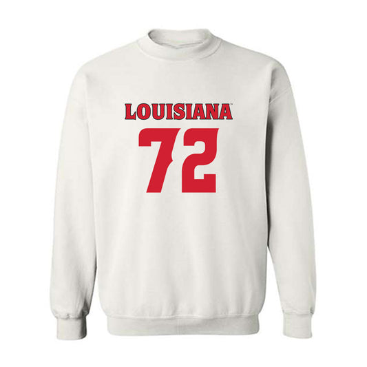 Louisiana - NCAA Football : J'Marion Gooch - Sports Shersey Crewneck Sweatshirt-0