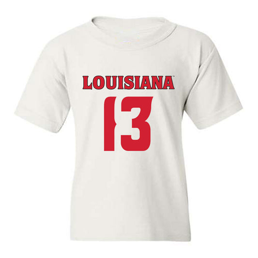 Louisiana - NCAA Football : Curley Reed III - Sports Shersey Youth T-Shirt-0