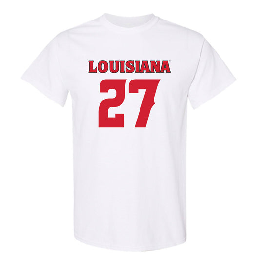 Louisiana - NCAA Football : Edrick Williams - Sports Shersey T-Shirt-0