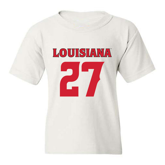 Louisiana - NCAA Football : Edrick Williams - Sports Shersey Youth T-Shirt-0