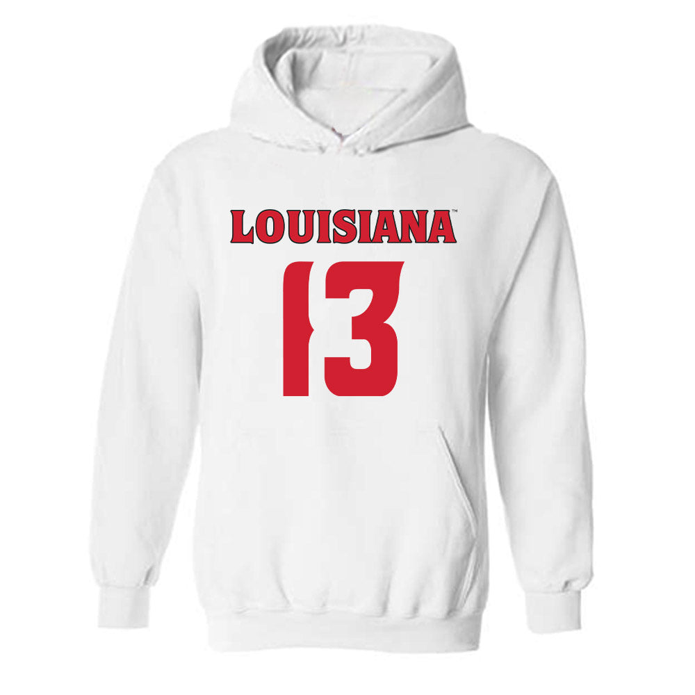 Louisiana - NCAA Football : Curley Reed III - Sports Shersey Hooded Sweatshirt-0