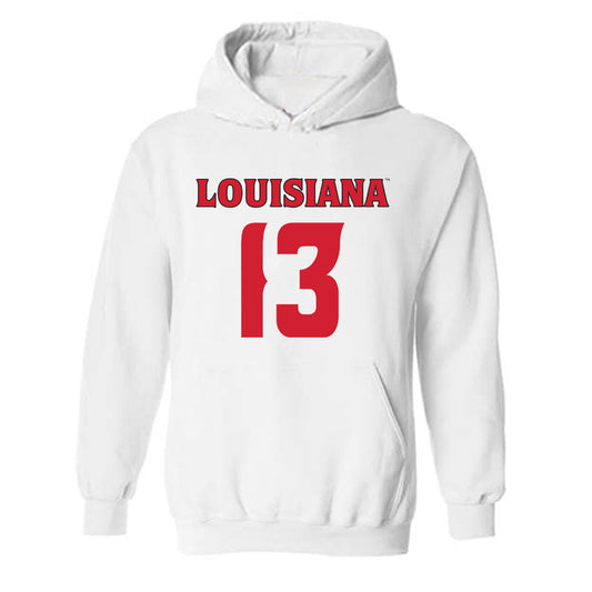 Louisiana - NCAA Football : Curley Reed III - Sports Shersey Hooded Sweatshirt-0
