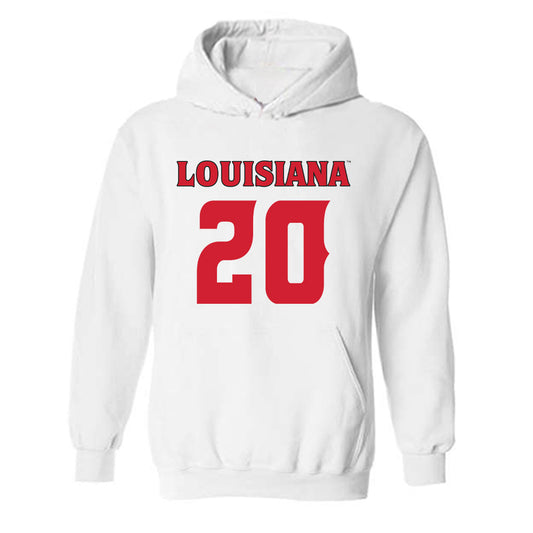 Louisiana - NCAA Football : Jj Garner - Sports Shersey Hooded Sweatshirt-0