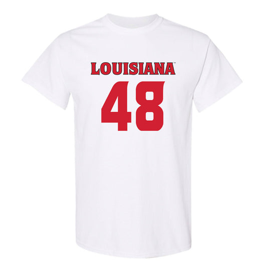 Louisiana - NCAA Football : Jackson Villaume - Sports Shersey T-Shirt-0