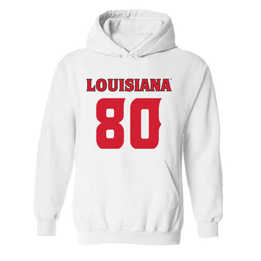 Louisiana - NCAA Football : Jayden Lewis - Sports Shersey Hooded Sweatshirt-0