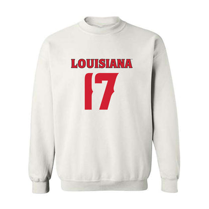 Louisiana - NCAA Football : Landon Strother - Sports Shersey Crewneck Sweatshirt-0