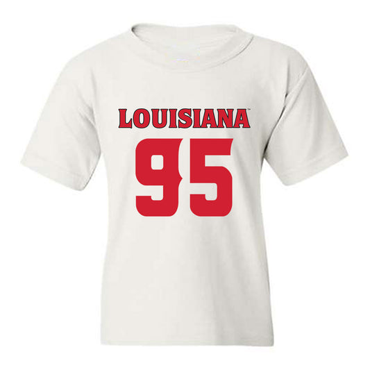 Louisiana - NCAA Football : Maxie Baudoin - Sports Shersey Youth T-Shirt-0