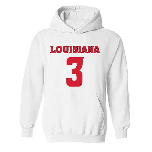 Louisiana - NCAA Football : Coleman Carter - Sports Shersey Hooded Sweatshirt-0