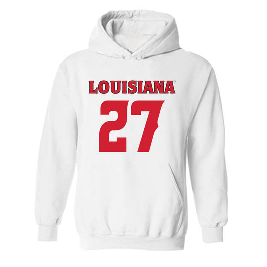Louisiana - NCAA Football : Edrick Williams - Sports Shersey Hooded Sweatshirt-0