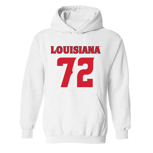 Louisiana - NCAA Football : J'Marion Gooch - Sports Shersey Hooded Sweatshirt-0