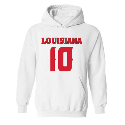 Louisiana - NCAA Football : Avery Demery - Sports Shersey Hooded Sweatshirt-0