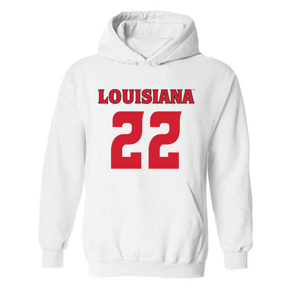 Louisiana - NCAA Football : Anthony Reagan Jr. - Sports Shersey Hooded Sweatshirt-0