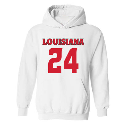 Louisiana - NCAA Football : Steven Blanco - Sports Shersey Hooded Sweatshirt-0