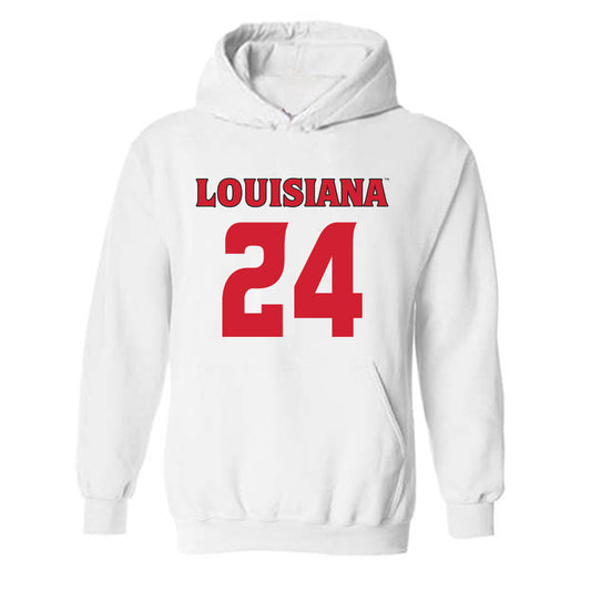 Louisiana - NCAA Football : Steven Blanco - Sports Shersey Hooded Sweatshirt-0