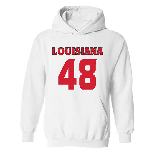 Louisiana - NCAA Football : Jackson Villaume - Sports Shersey Hooded Sweatshirt-0