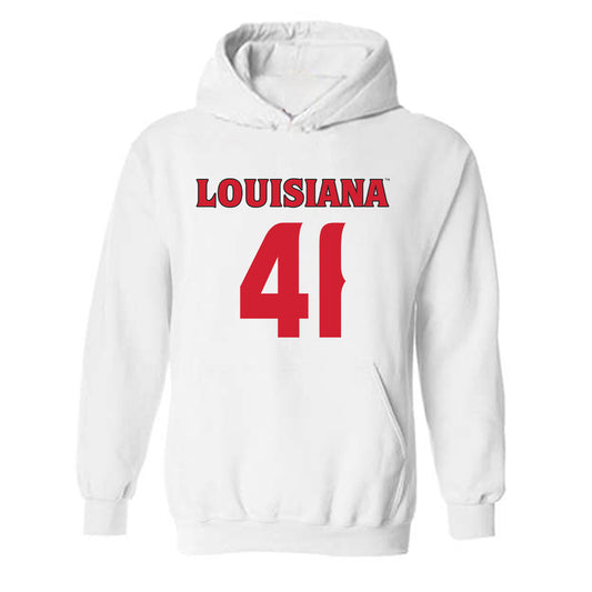Louisiana - NCAA Football : Chase Edwards - Sports Shersey Hooded Sweatshirt-0