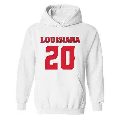 Louisiana - NCAA Football : Braylon Walker - Sports Shersey Hooded Sweatshirt-0