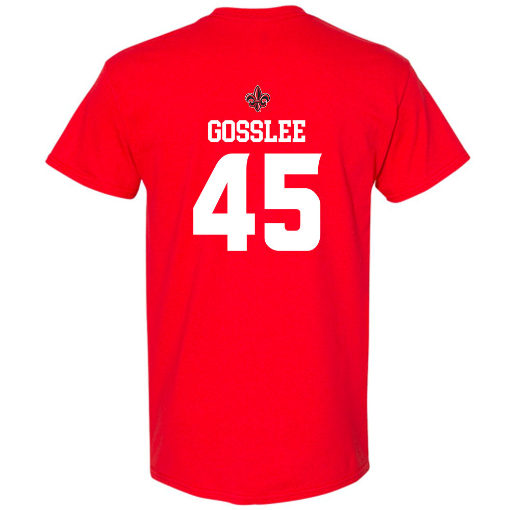 Louisiana - NCAA Football : Patrick Gosslee - Sports Shersey T-Shirt-1