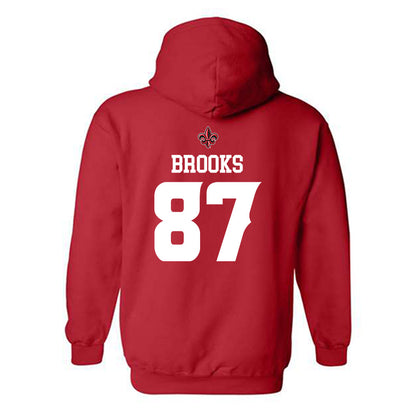 Louisiana - NCAA Football : Kristion Brooks - Sports Shersey Hooded Sweatshirt-1